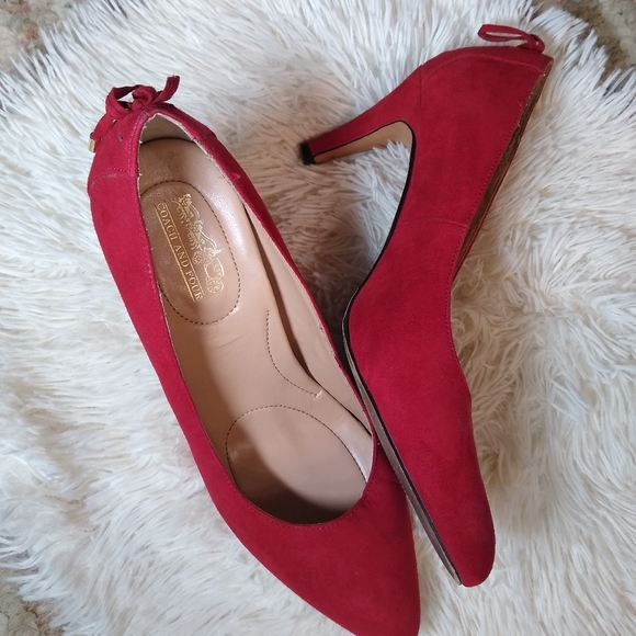 Coach and Four Red heels - Picture 2 of 7